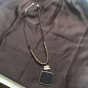 Silpada Jewelry - Silpada bronze pearl etched necklace Silpada Jewelry - Silpada bronze pearl etched necklace